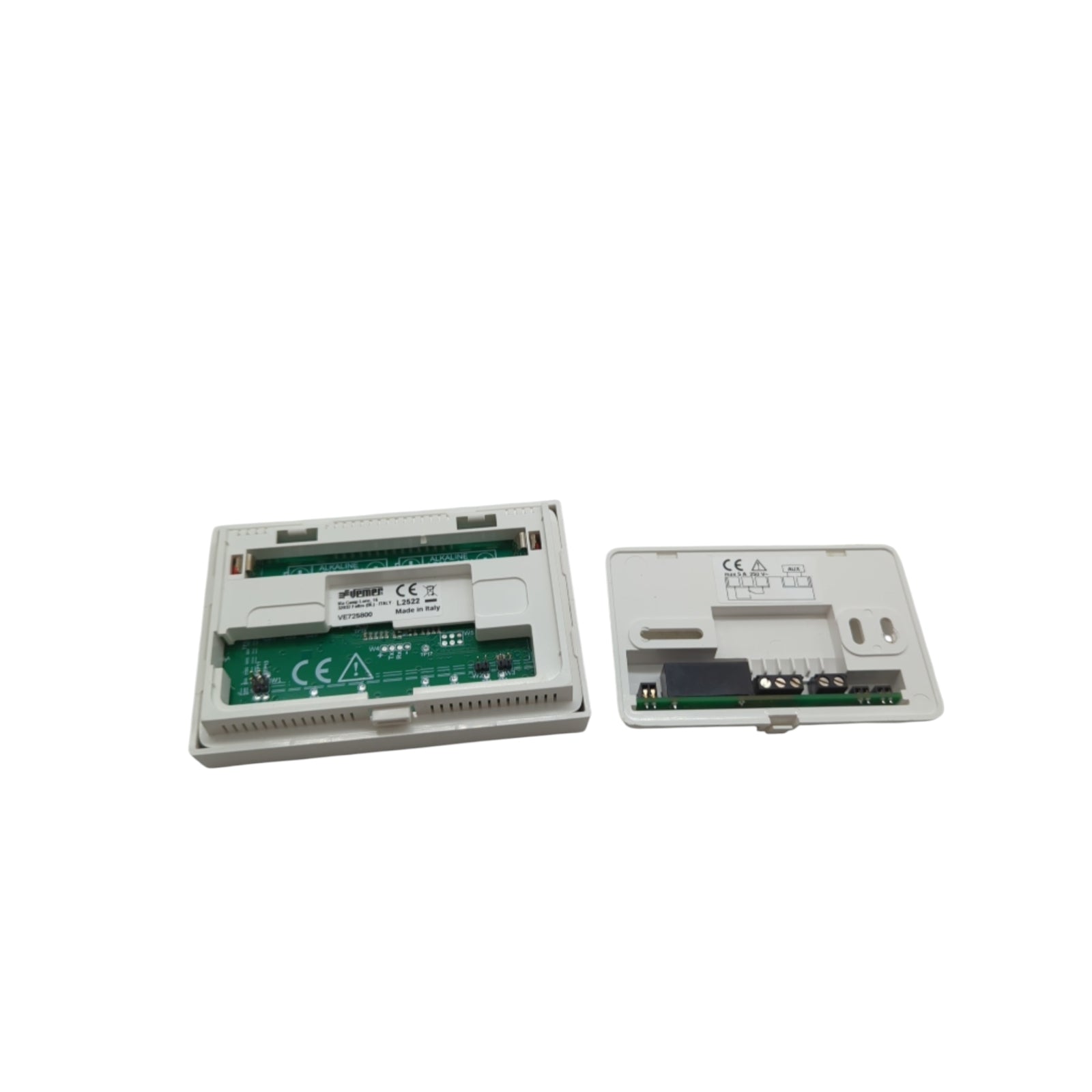 VEMER VE725800 CHRONOS KEY Digitaler Wand-Thermostat batteriebetrieben Weiß