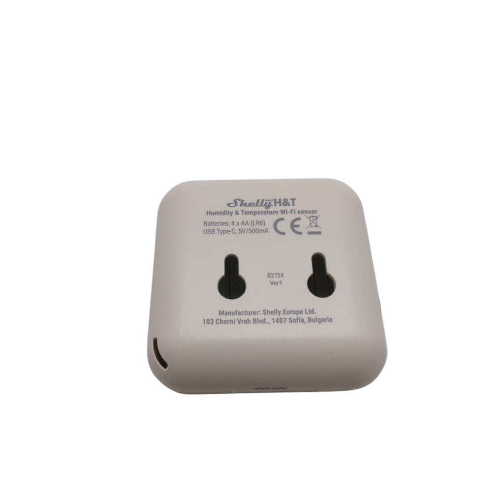 Shelly H&T Gen3 WLAN Temperatur- und Feuchtigkeitssensor Elfenbein