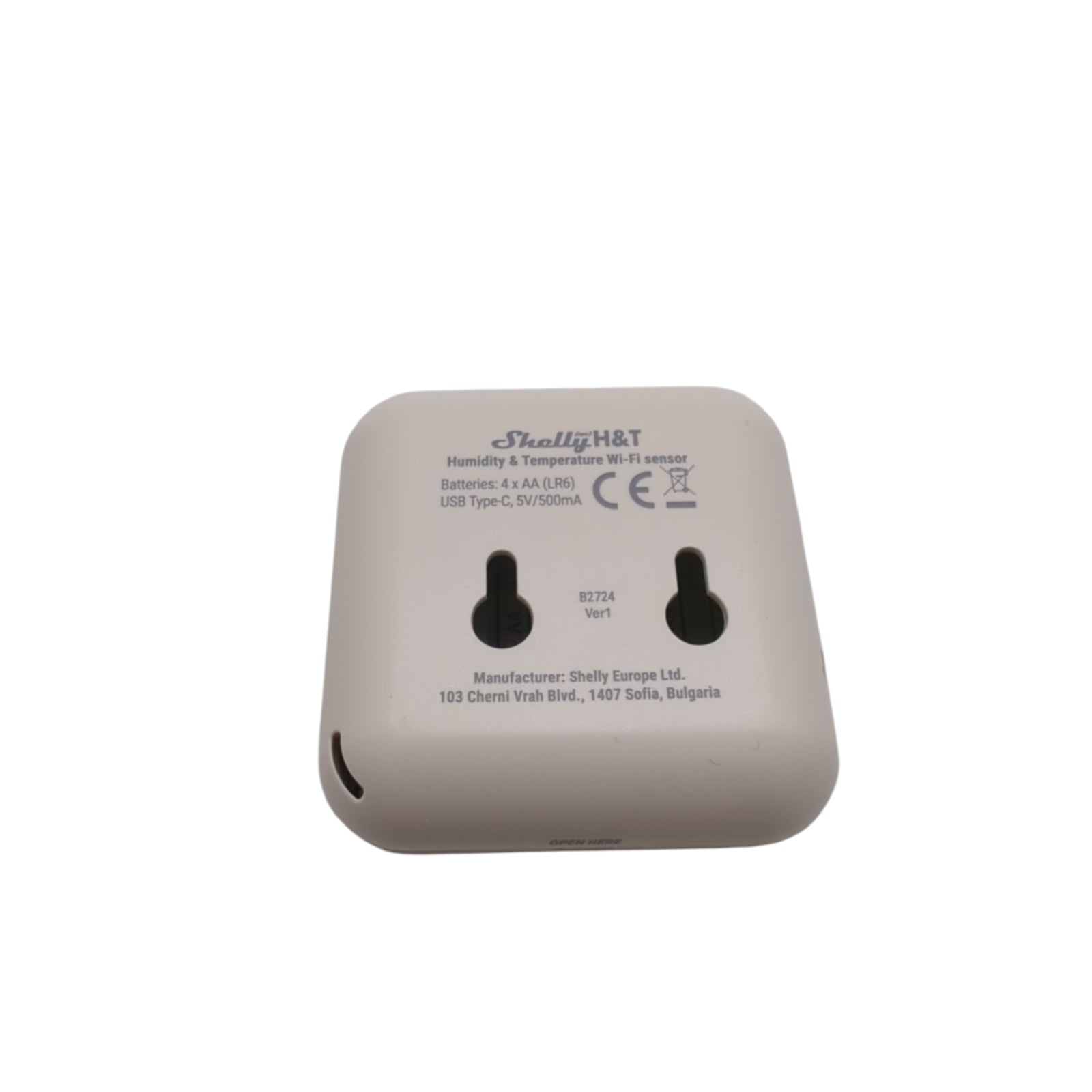 Shelly H&T Gen3 WLAN Temperatur- und Feuchtigkeitssensor Elfenbein