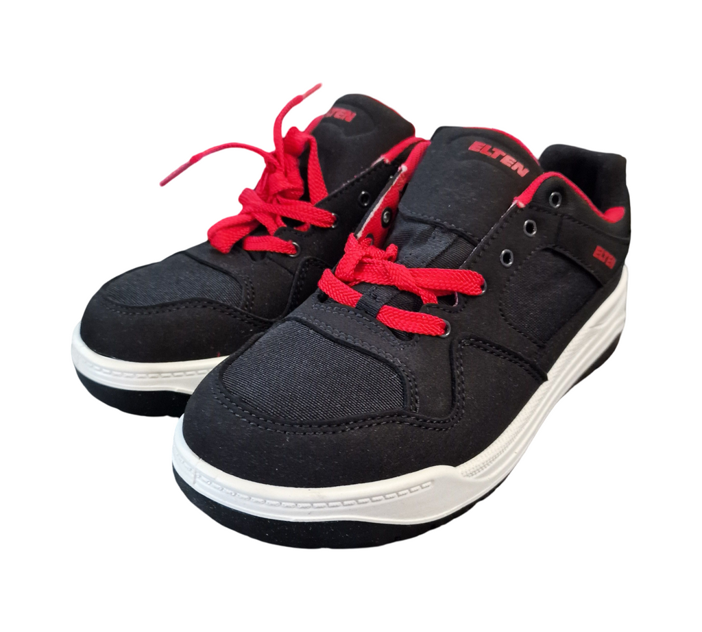 ELTEN Maverick Black Low Sicherheitsschuhe ESD S3 Stahlkappe Gr. 40 Schwarz