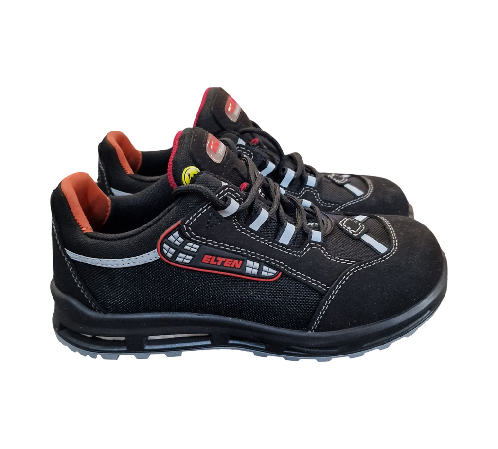 ELTEN Senex XXT Sicherheitsschuhe ESD S3S Kunststoffkappe Gr. 37 Schwarz-Rot