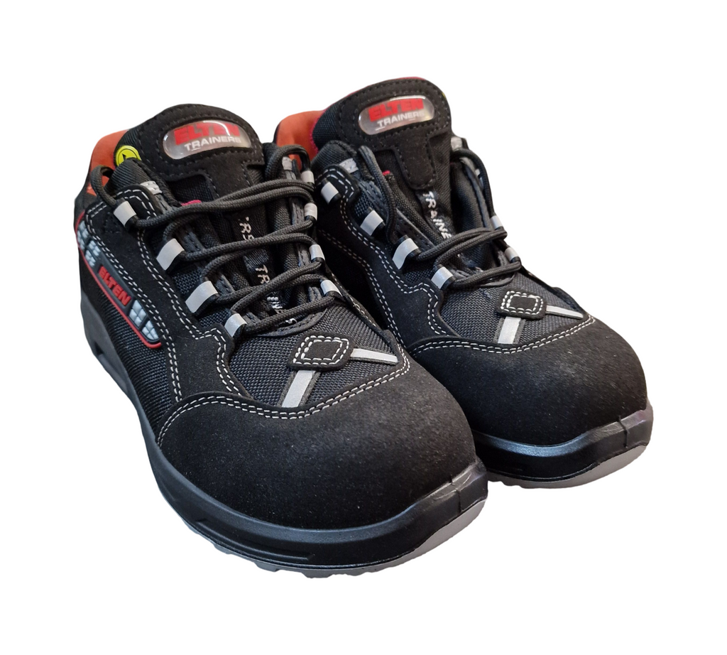 ELTEN Senex XXT Sicherheitsschuhe ESD S3S Kunststoffkappe Gr. 37 Schwarz-Rot