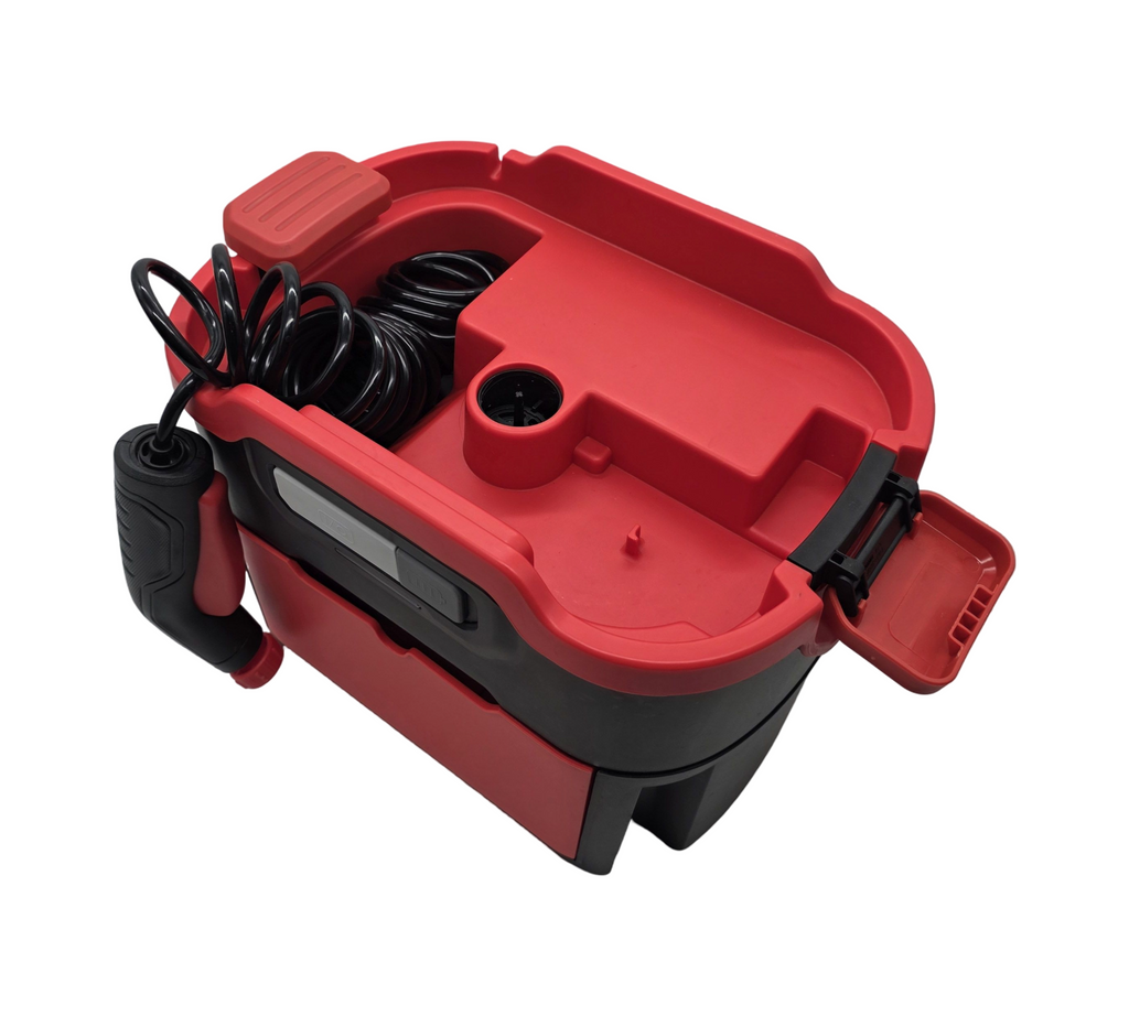 ERRECOM Jet Gun PRO+ Akku-Hochdruckreiniger 8 L 3 m Schlauch 2,9 kg