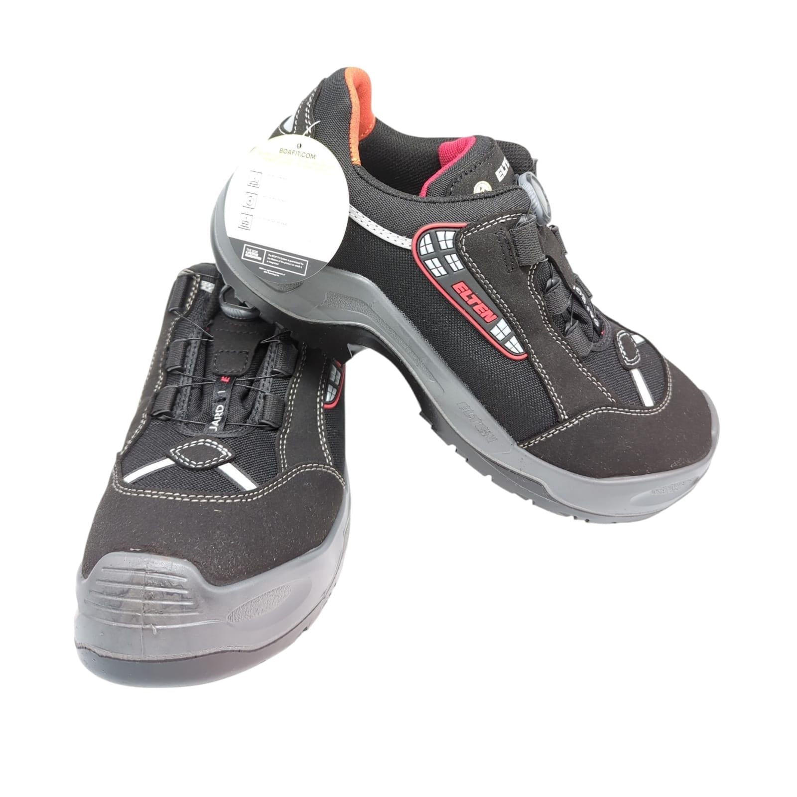 ELTEN Sicherheitsschuhe SENEX BOA ESD S3, Herren, Textil, schwarz, Größe 46 