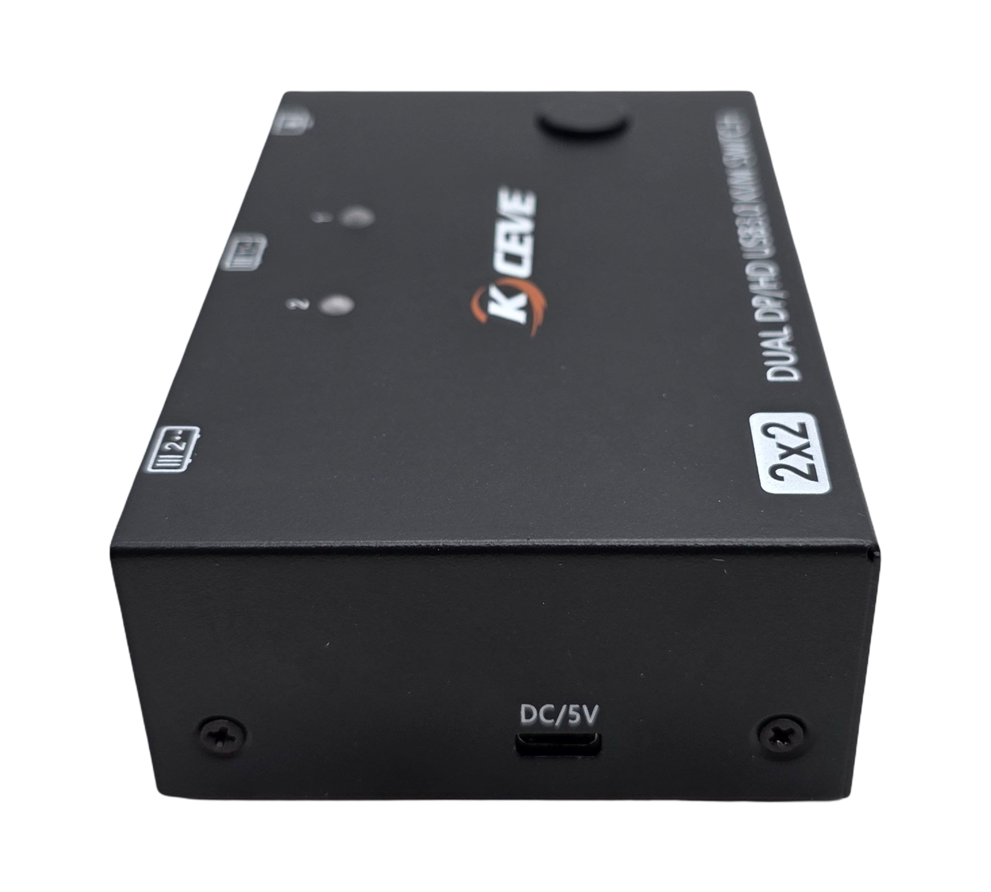 USB 3.0 KVM-Switch 2 Monitore 4K 60Hz HDMI DisplayPort 2 PCs