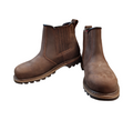 V12 Rawhide, Sicherheitsstiefel aus geöltem Leder, Größe 09 UK 43 EU, braun