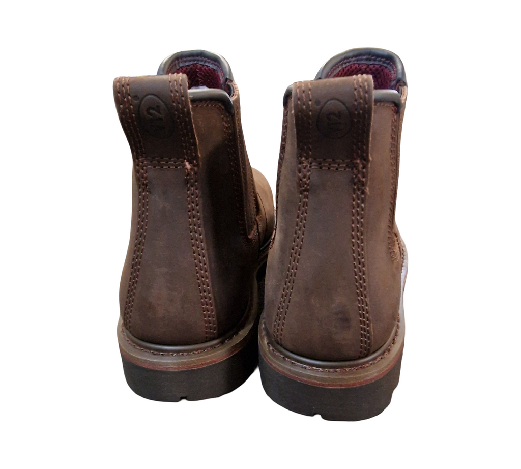 V12 Rawhide, Sicherheitsstiefel aus geöltem Leder, Größe 09 UK 43 EU, braun