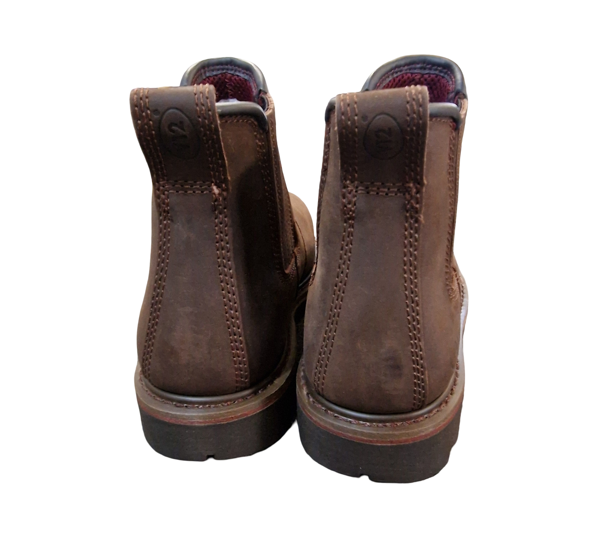 V12 Rawhide, Sicherheitsstiefel aus geöltem Leder, Größe 09 UK 43 EU, braun