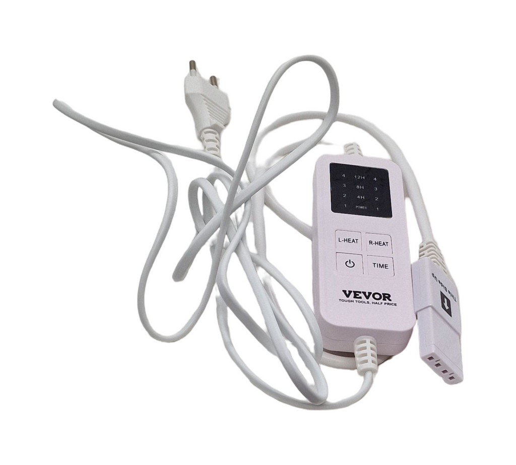 VEVOR Heizdecke elektrisch 4 Heizstufen 12h Timer 195x165 cm Queen-Size
