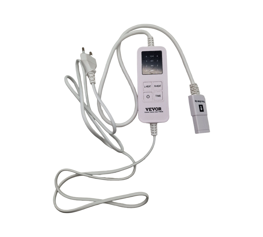 VEVOR Heizdecke elektrisch 4 Heizstufen 12h Timer 195x165 cm Queen-Size