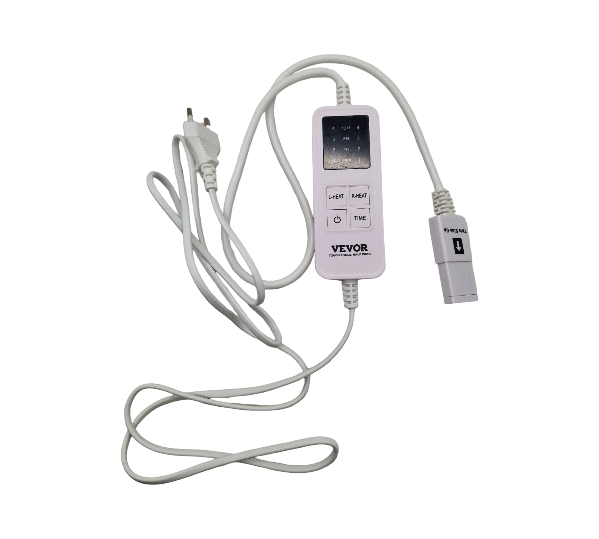 VEVOR Heizdecke elektrisch 4 Heizstufen 12h Timer 195x165 cm Queen-Size