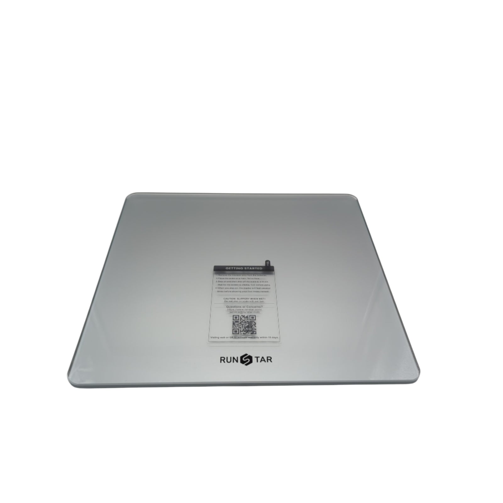 RunSTAR Digitale Personenwaage LCD Display 250 kg Extra Trittfläche