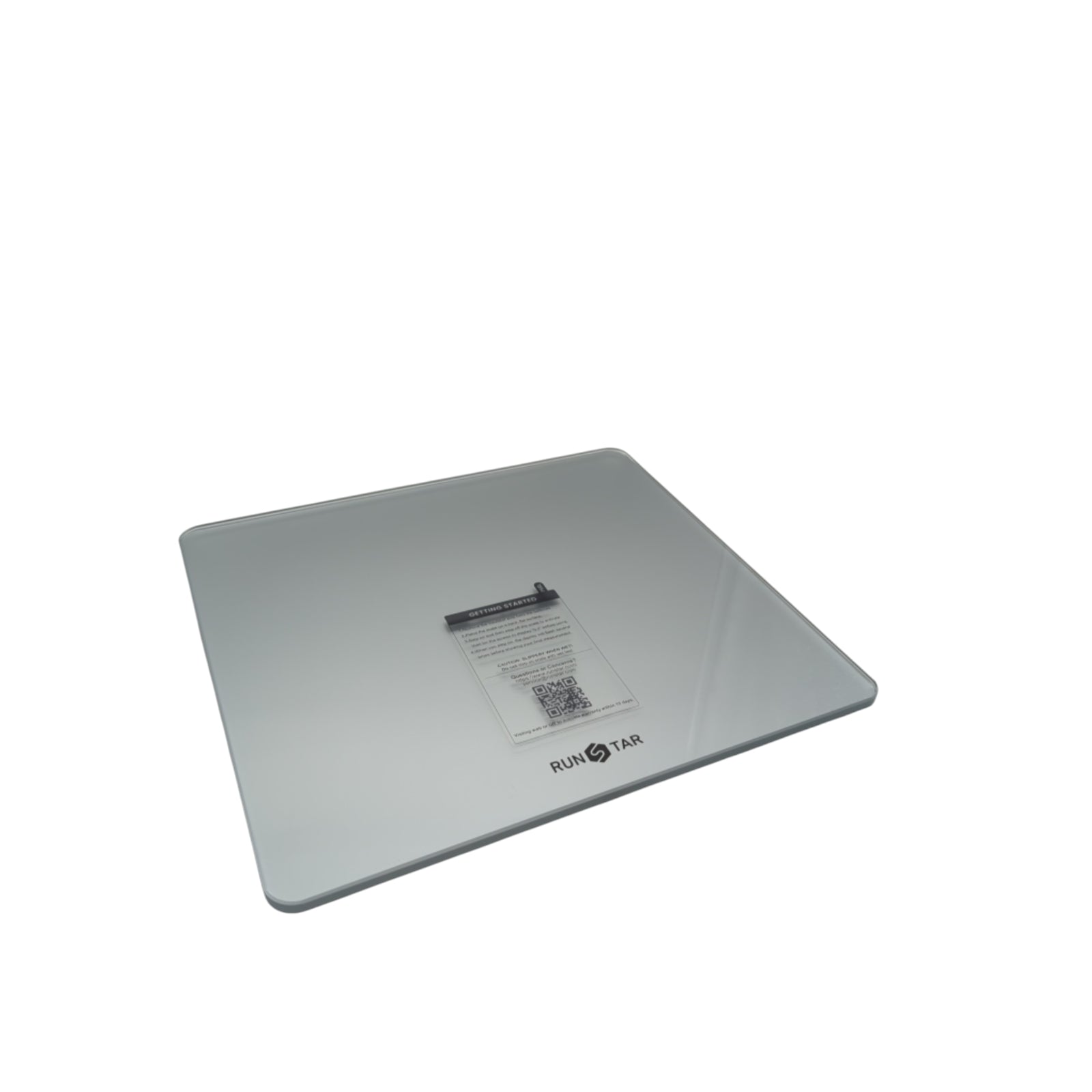 RunSTAR Digitale Personenwaage LCD Display 250 kg Extra Trittfläche