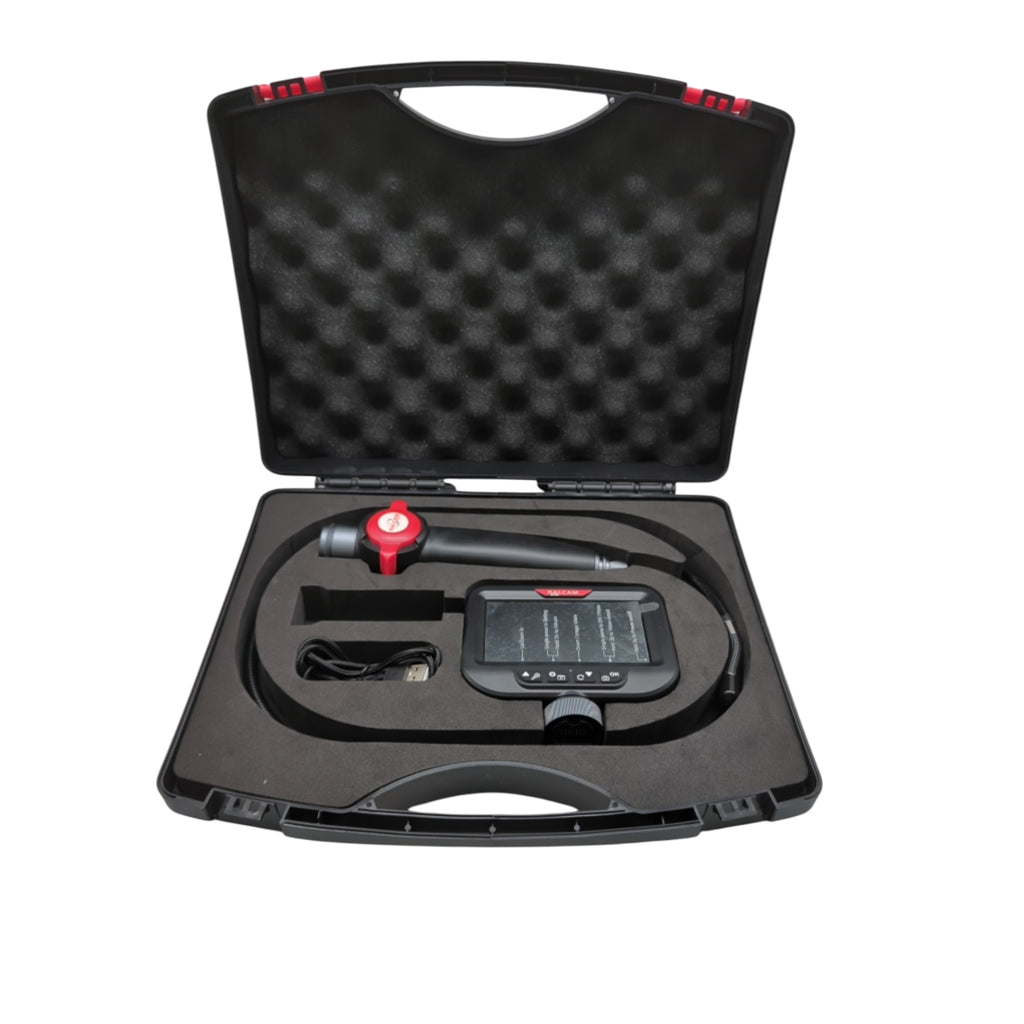 Ralcam Endoskopkamera 1080P Inspektionskamera 8,5mm 4,3 Zoll 6 LED