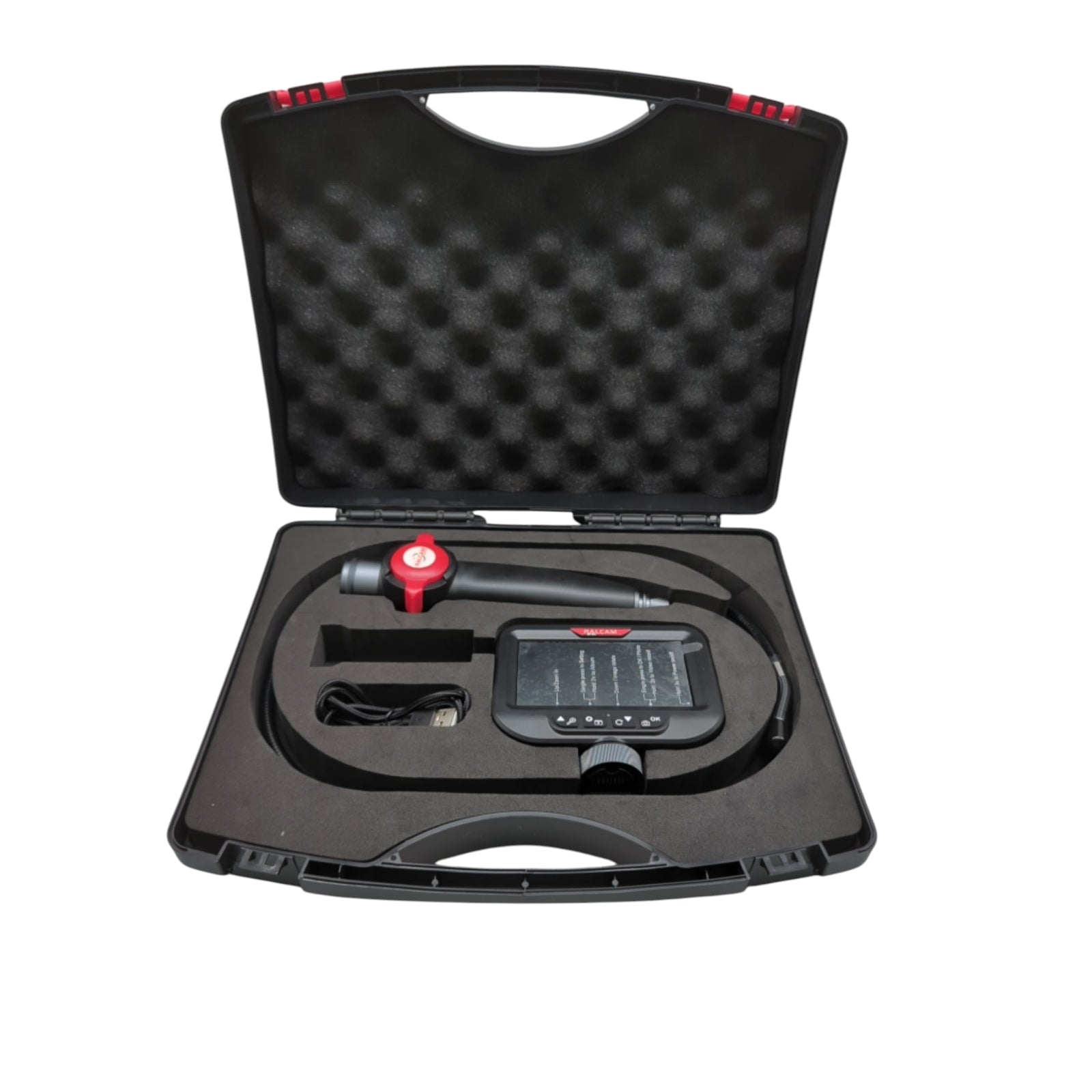 Ralcam Endoskopkamera 1080P Inspektionskamera 8,5mm 4,3 Zoll 6 LED