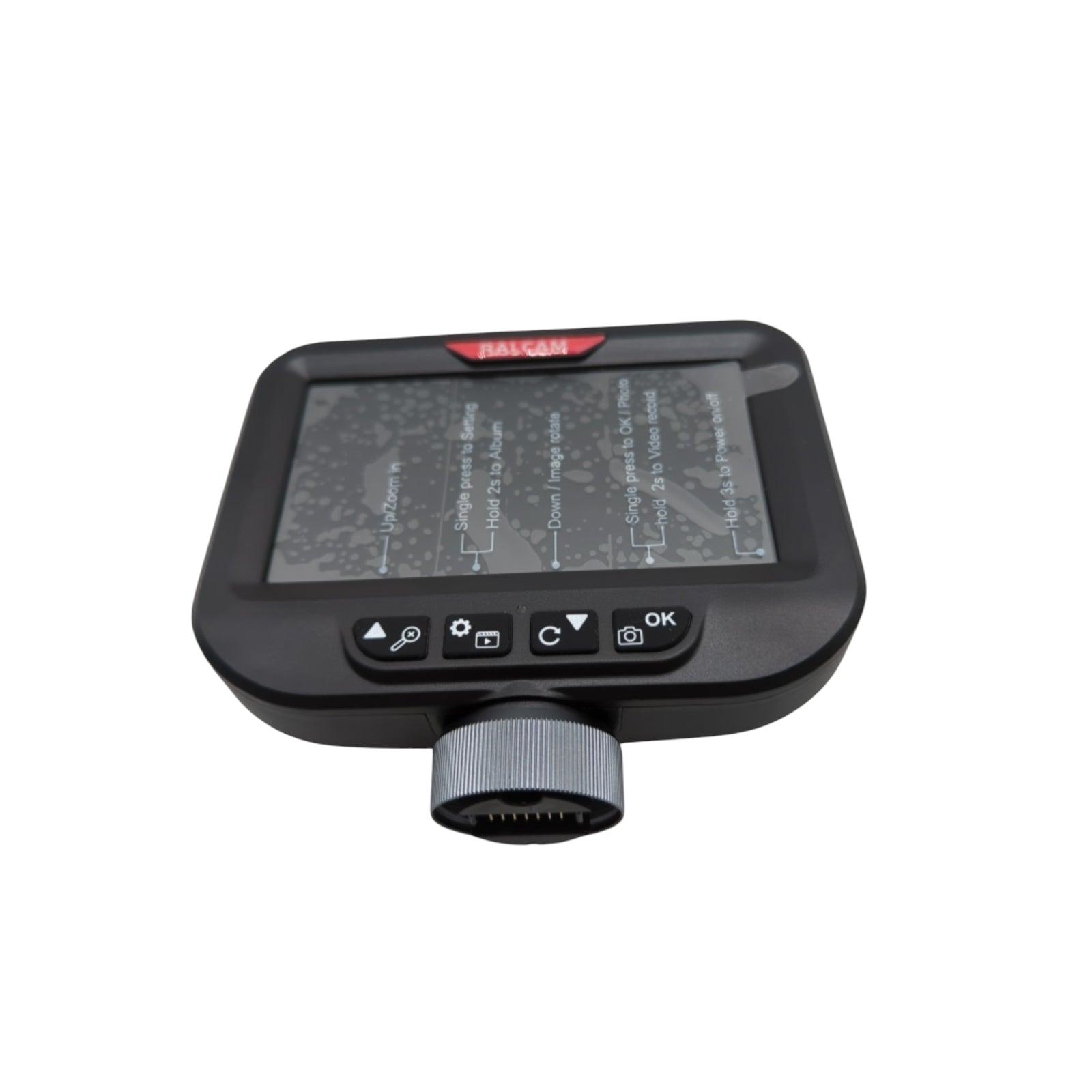 Ralcam Endoskopkamera 1080P Inspektionskamera 8,5mm 4,3 Zoll 6 LED