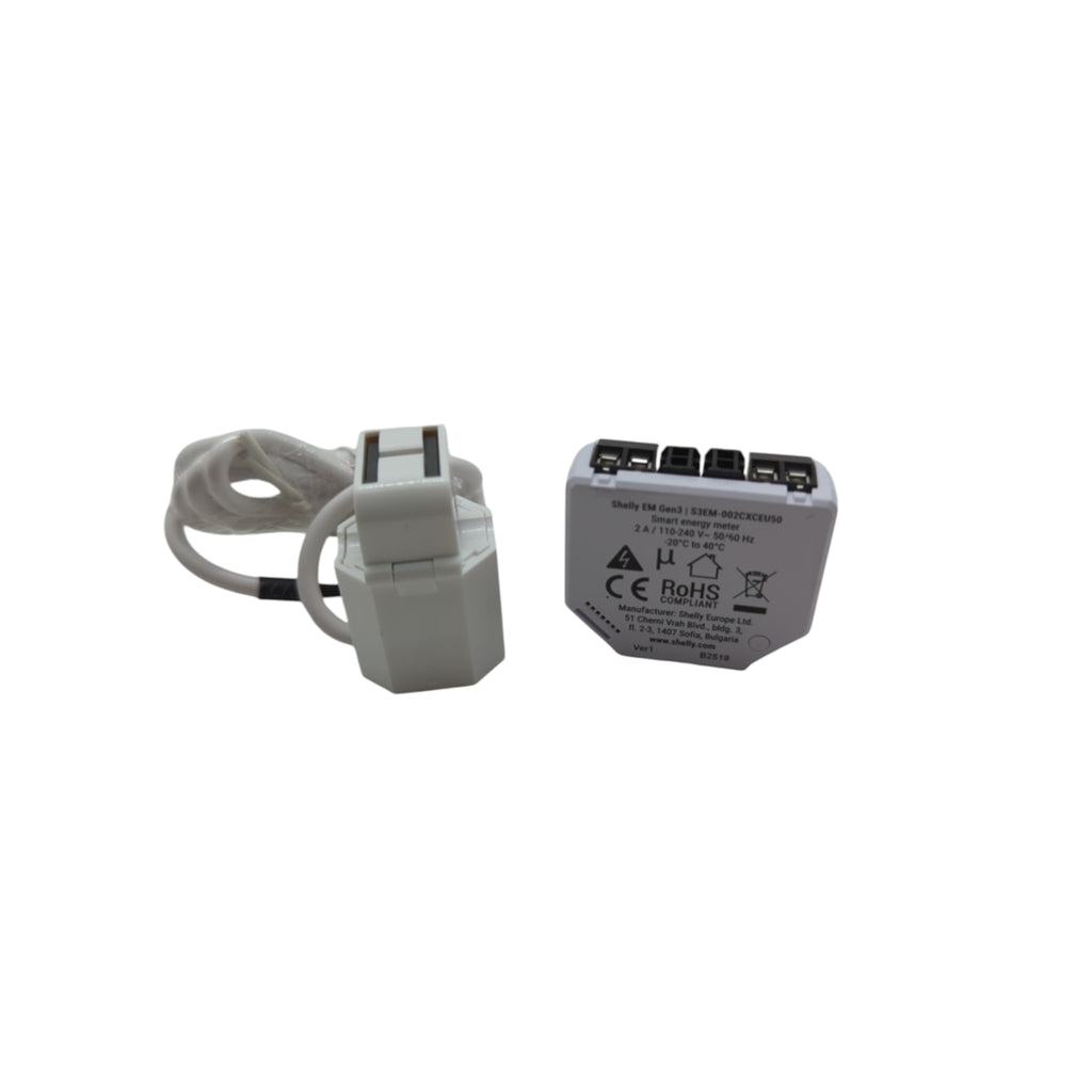 Shelly EM Gen3 WLAN 2 Kanal 50A Stromwandler
