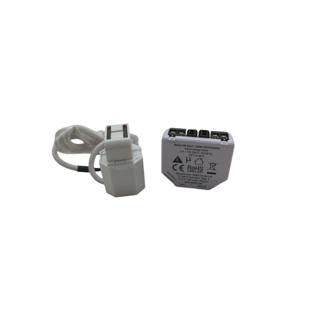 Shelly EM Gen3 WLAN 2 Kanal 50A Stromwandler