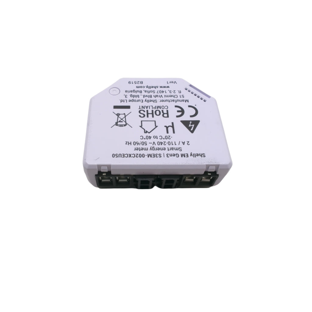 Shelly EM Gen3 WLAN 2 Kanal 50A Stromwandler