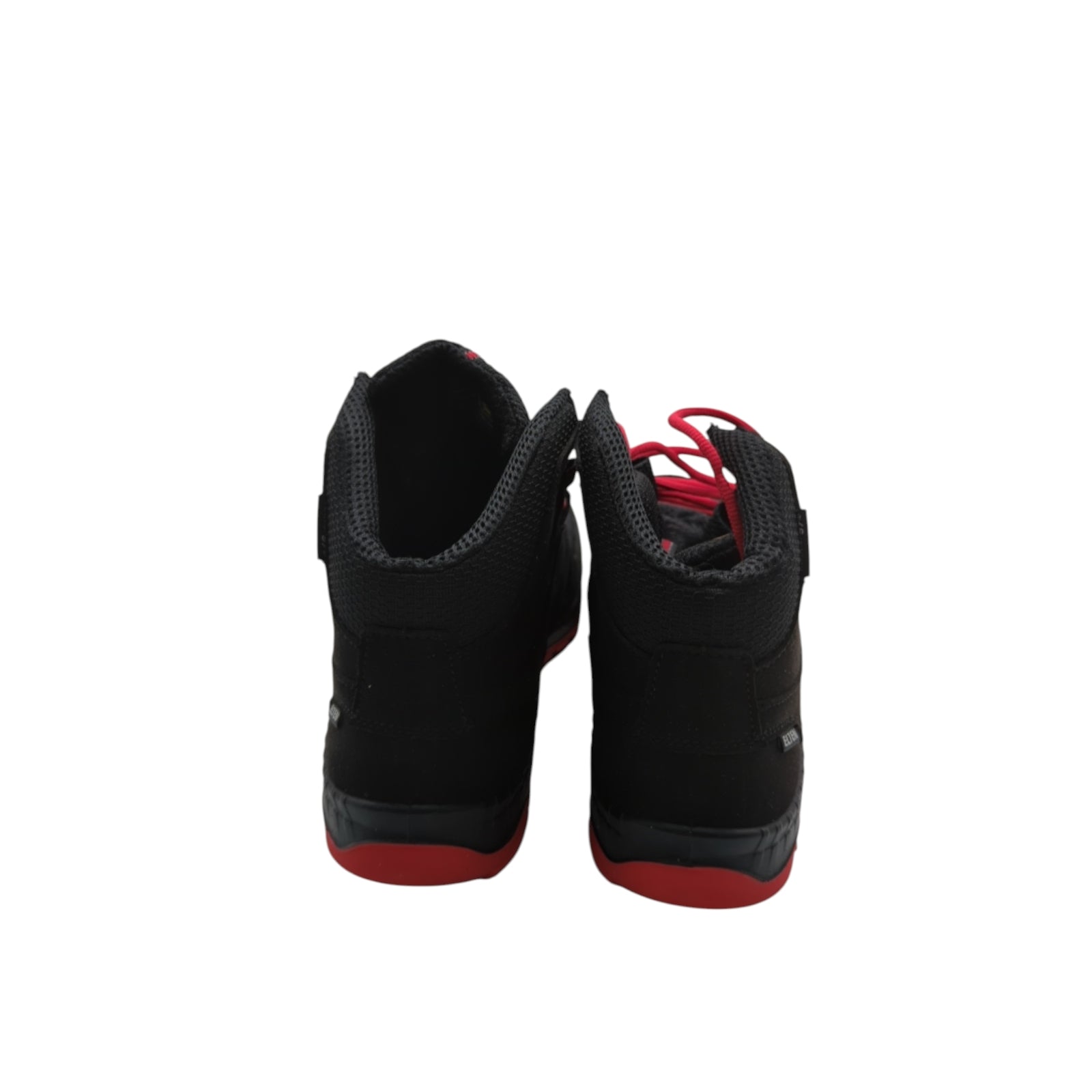 ELTEN Maddox Mid Sicherheitsschuhe ESD S3S Stahlkappe Gr. 44 Schwarz-Rot