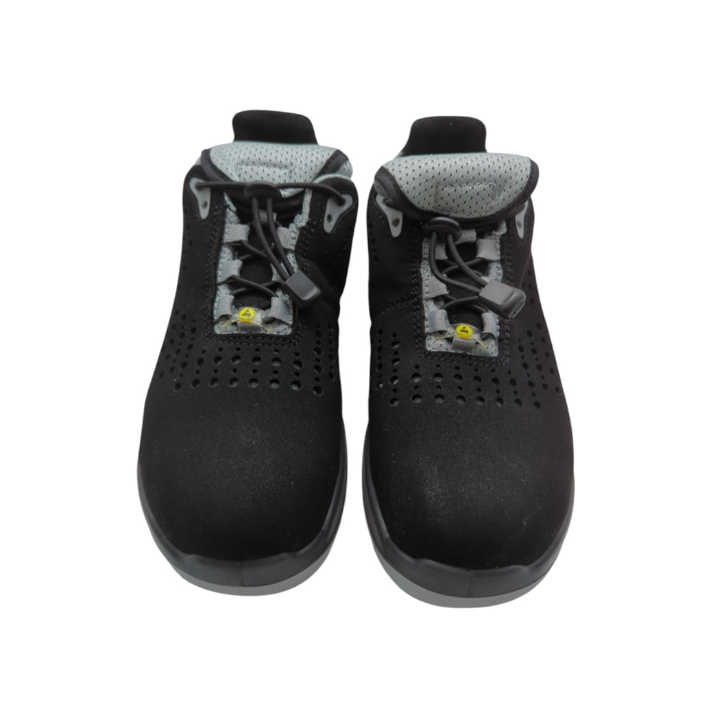ELTEN Impulse Grey Low Sicherheitsschuhe ESD S1 Kunststoffkappe Gr. 38 Schwarz