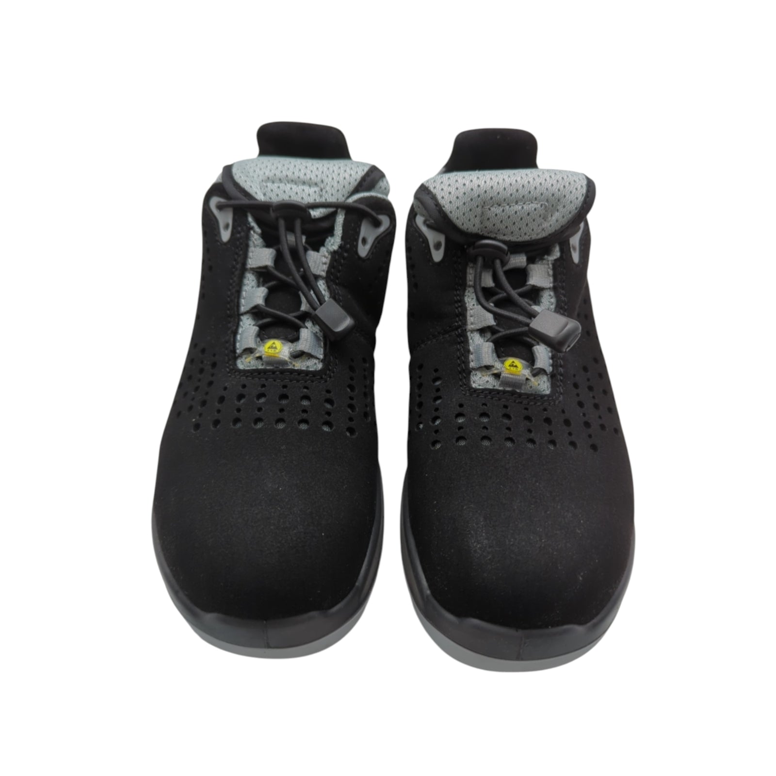 ELTEN Impulse Grey Low Sicherheitsschuhe ESD S1 Kunststoffkappe Gr. 38 Schwarz