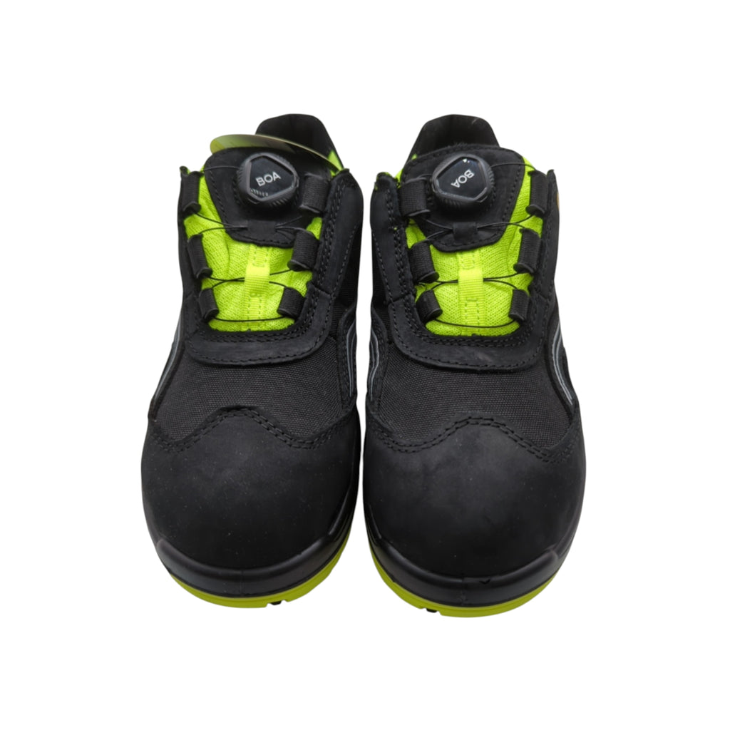 ELTEN Ambition BOA Low Sicherheitsschuhe ESD S2 Stahlkappe Gr. 39 Schwarz-Gelb