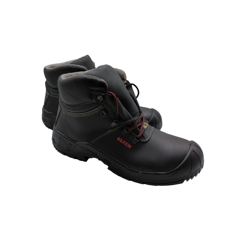 ELTEN Renzo XW Mid Sicherheitsschuhe ESD S3 Stahlkappe Gr. 48 Schwarz