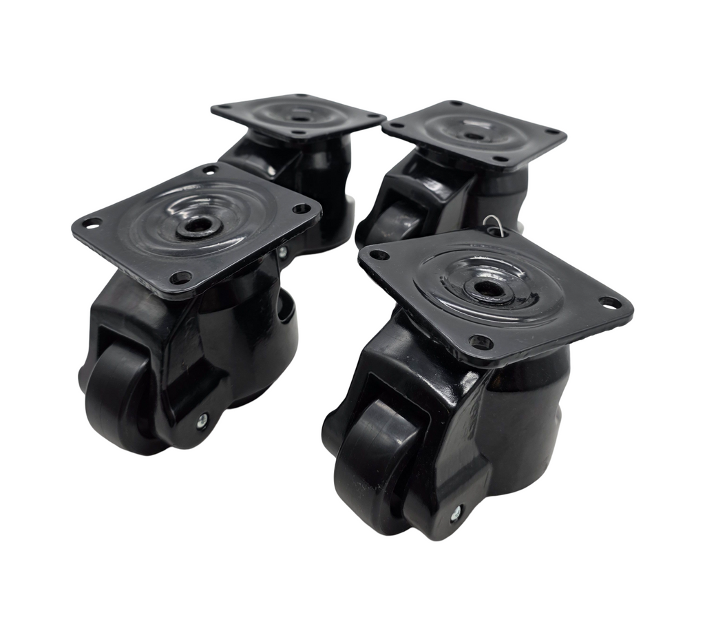 VEVOR 4er-Set Lenkrollen Schwerlastrollen 360° 63,5mm 1 Tonne