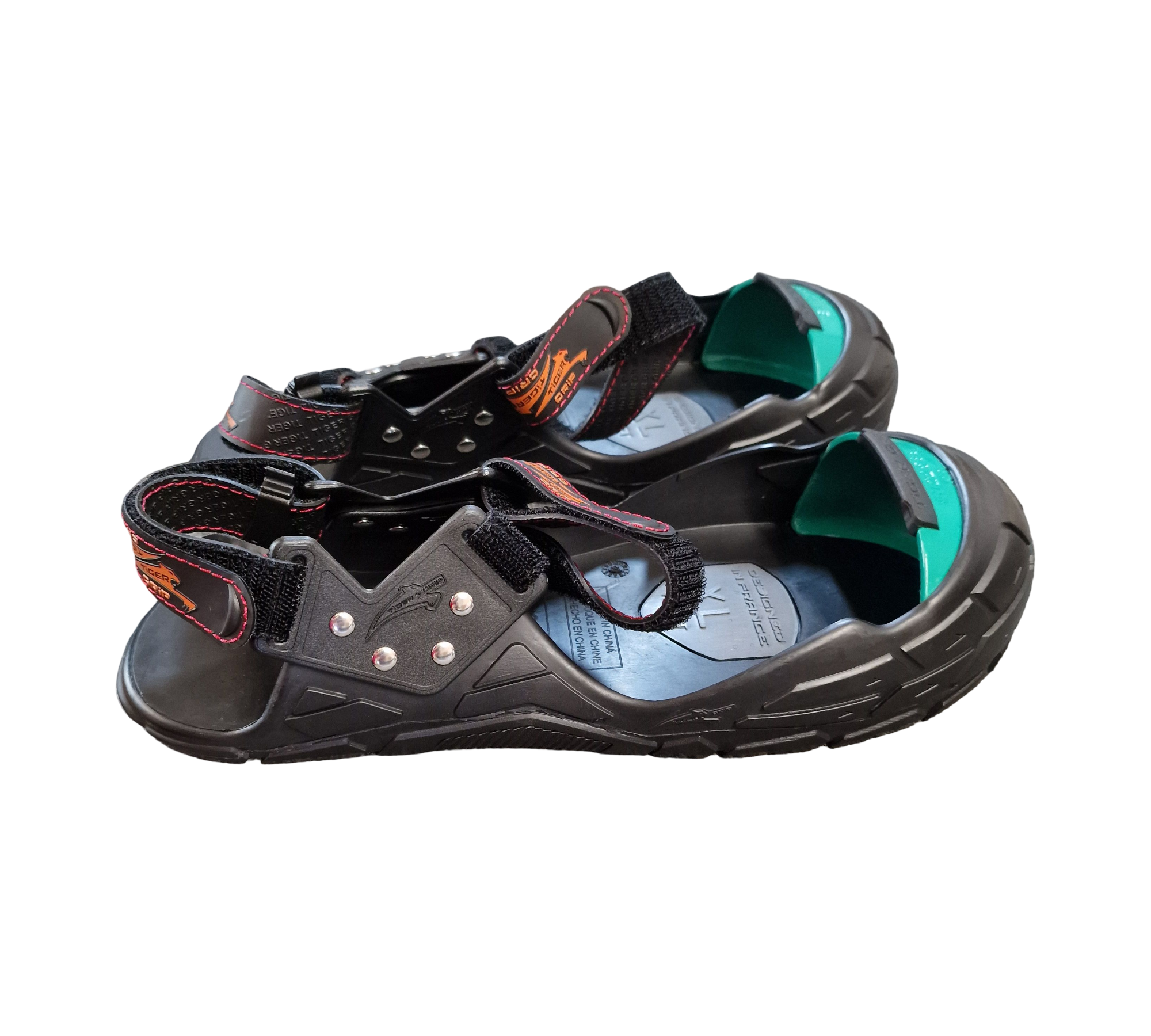 Tiger-Grip VISITOR PREMIUM Sicherheitsüberschuhe mit Schutzkappe, XL 45-47, Schwarz