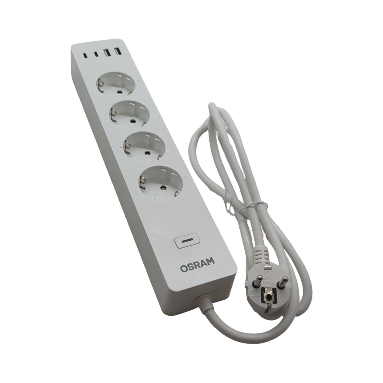 OSRAM SMART+ WiFi Intelligente 3-fach Steckdosenleiste mit Smart USB-Anschlüssen, IP20, für Smart Home Integration