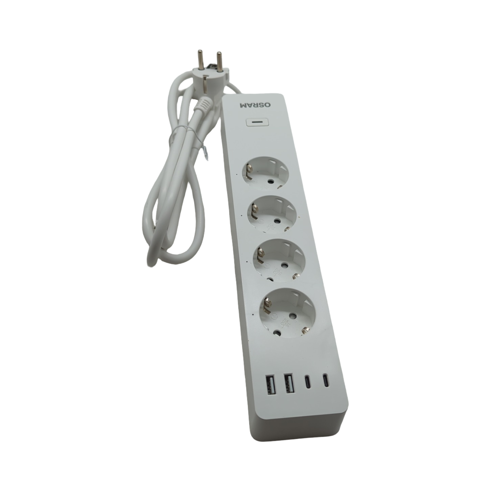 OSRAM SMART+ WiFi Intelligente 3-fach Steckdosenleiste mit Smart USB-Anschlüssen, IP20, für Smart Home Integration