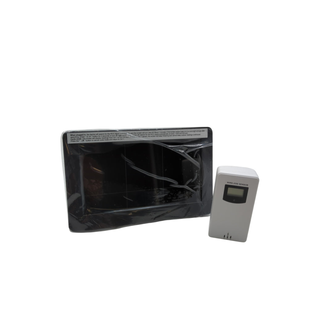 VOKSUN Funk Wetterstation mit Außensensor DCF Uhr Thermometer Hygrometer
