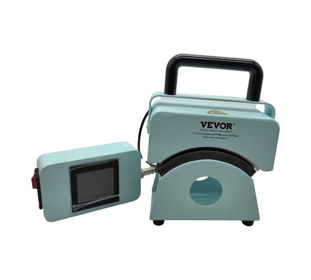 VEVOR Mini Hutpresse Kappenpresse Hitzepresse 15 x 8 cm Heizplatte