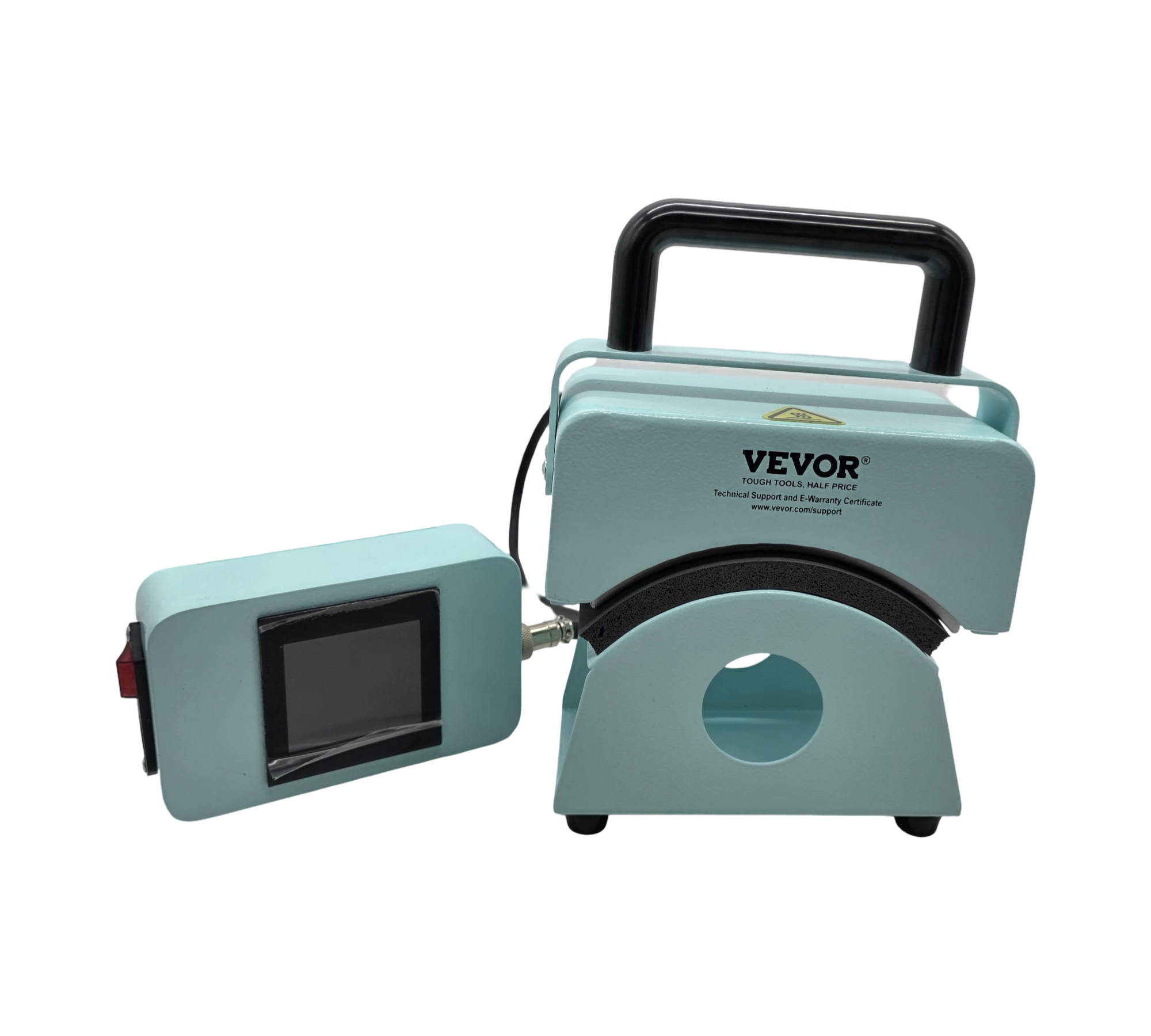 VEVOR Mini Hutpresse Kappenpresse Hitzepresse 15 x 8 cm Heizplatte