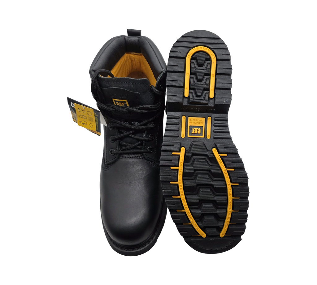 Caterpillar Holton SB Sicherheitsstiefel Herren Leder 708026 Gr. 43 Schwarz