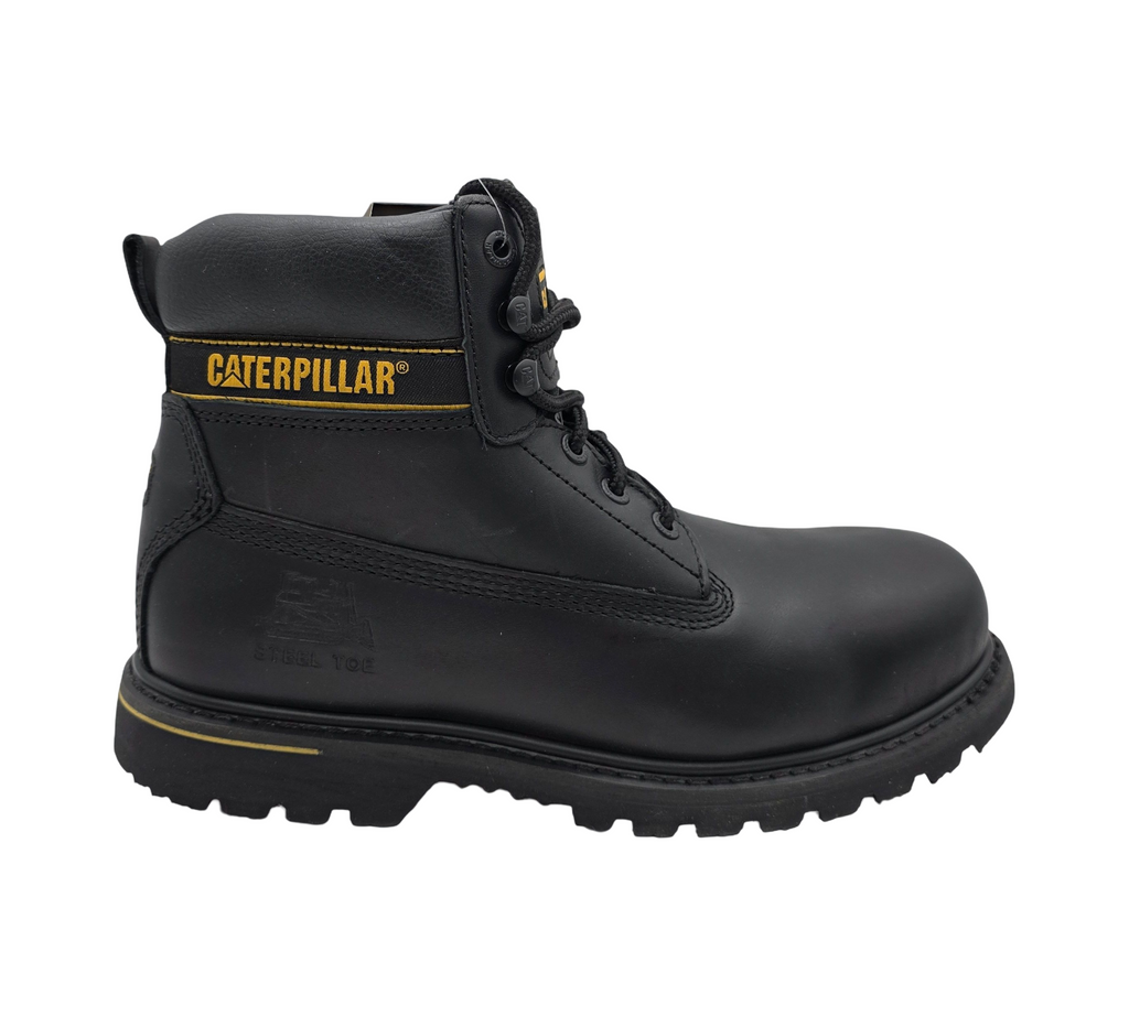 Caterpillar Holton SB Sicherheitsstiefel Herren Leder 708026 Gr. 43 Schwarz