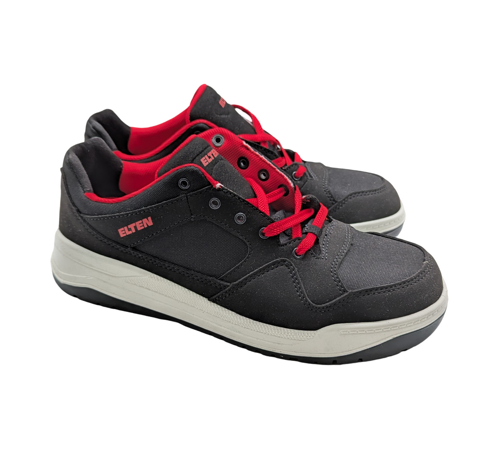 ELTEN MAVERICK Low Sicherheitsschuhe ESD S3 Stahlkappe Herren Gr. 43 Schwarz