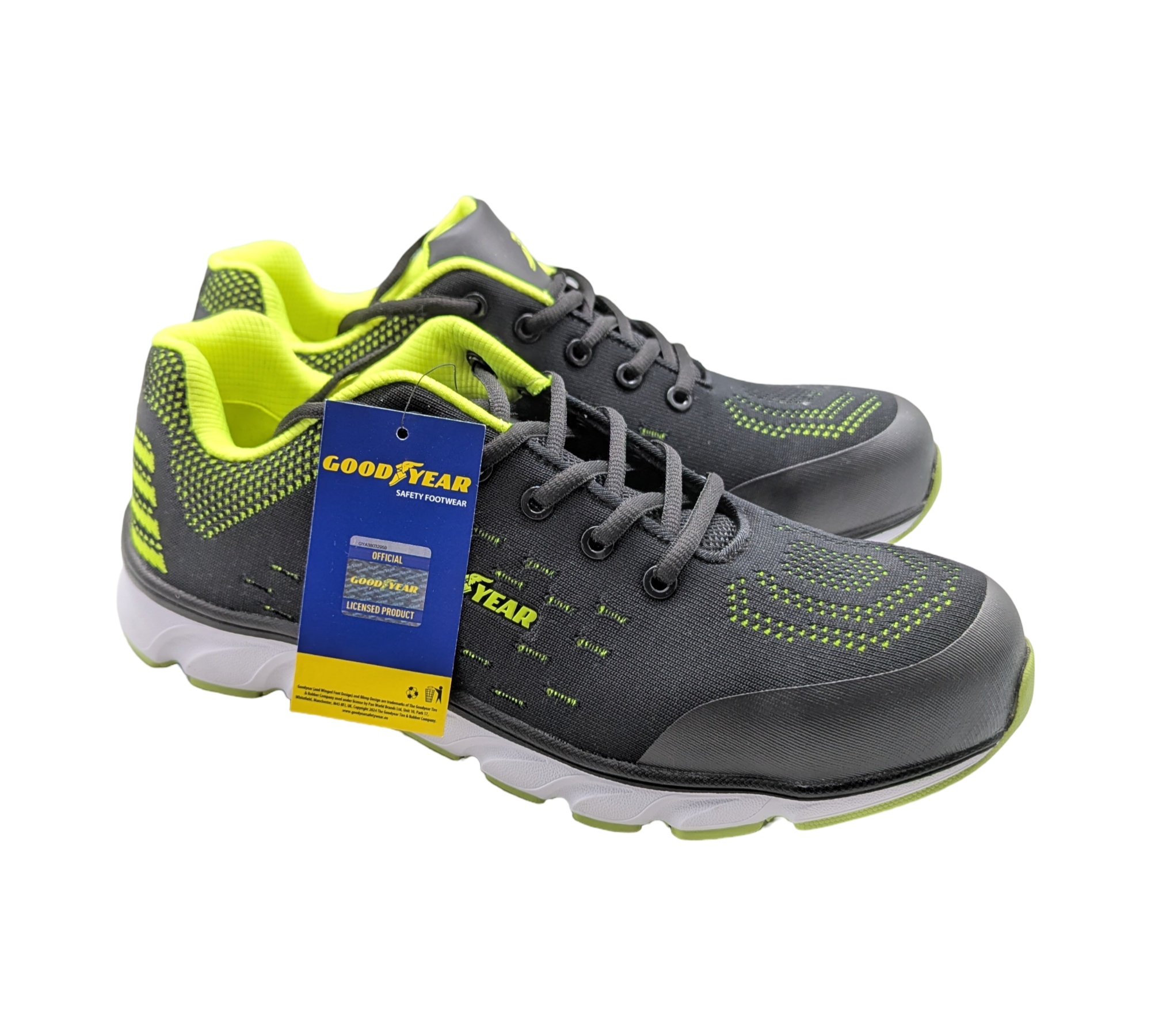 Goodyear Arbeitsschuhe Sicherheitsschuhe S1P SRA metallfrei Gr. 45 Schwarz