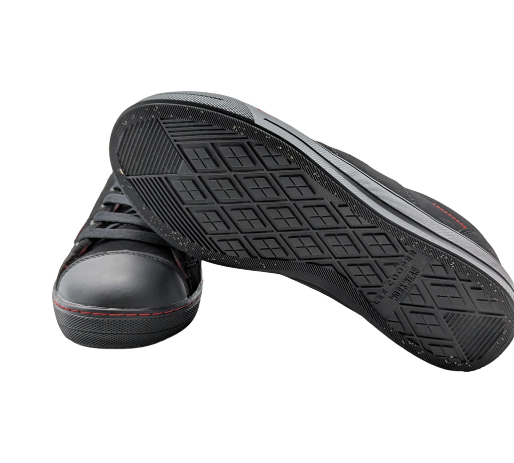 Lee Cooper LCSHOE054 Sicherheitsschuhe Retro Baseball SB SRA Gr. 39 Schwarz