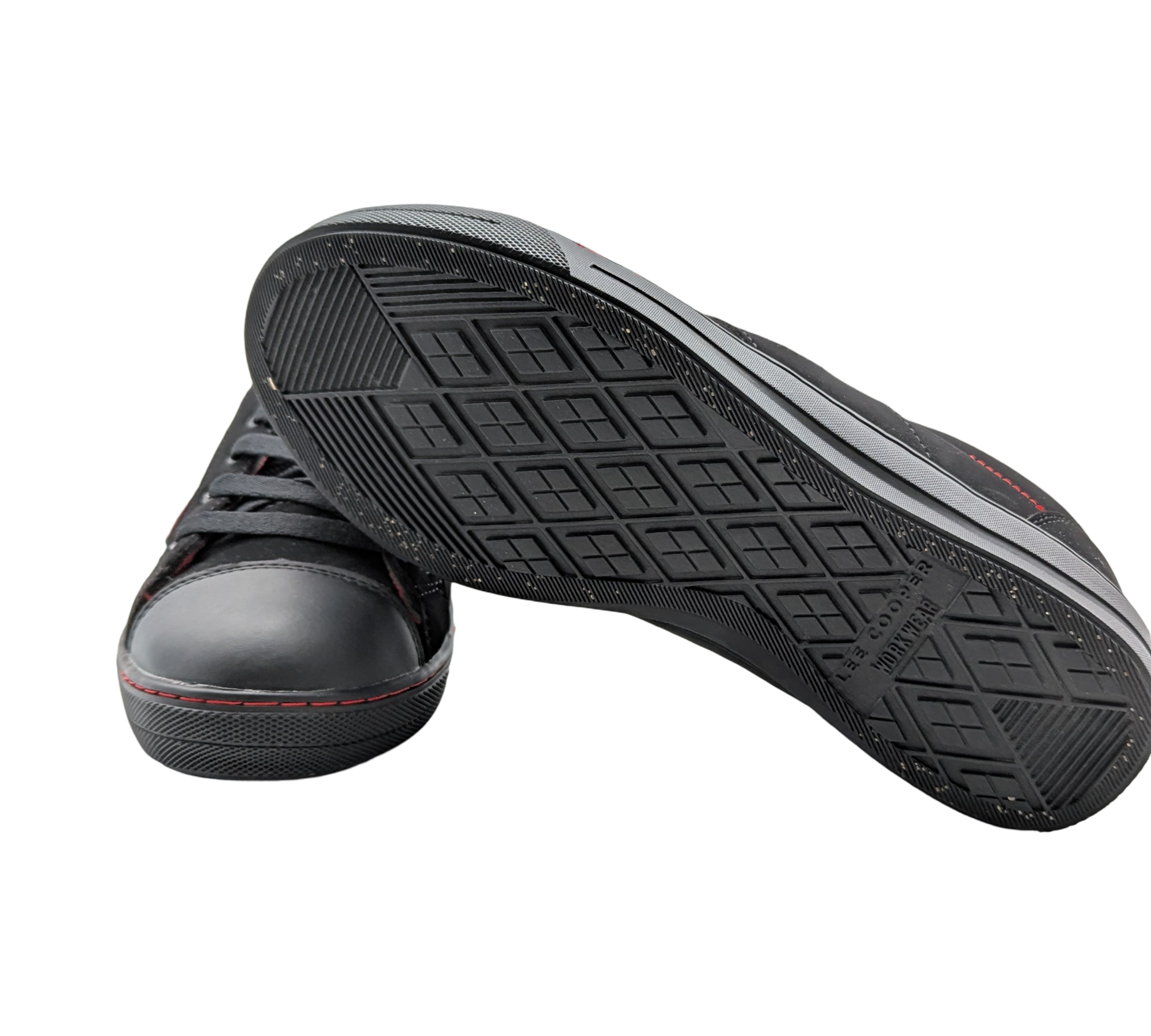 Lee Cooper LCSHOE054 Sicherheitsschuhe Retro Baseball SB SRA Gr. 39 Schwarz