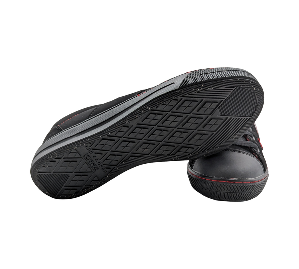 Lee Cooper LCSHOE054 Sicherheitsschuhe Retro Baseball SB SRA Gr. 39 Schwarz
