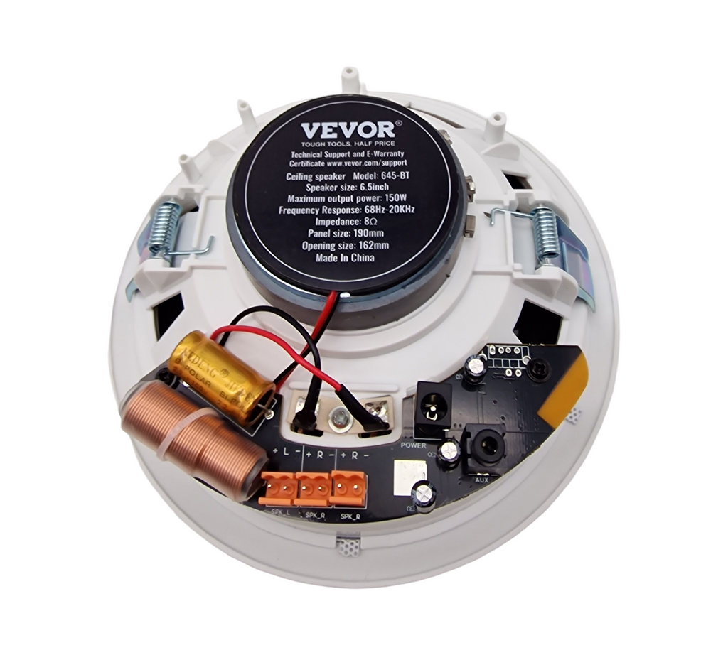 VEVOR Deckenlautsprecher Bluetooth 2er Set 150W 8 Ohm 89 dB