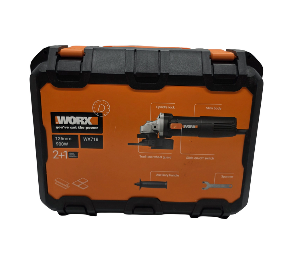 WORX WX718 Winkelschleifer 900W Schleifer verstellbarer Griff