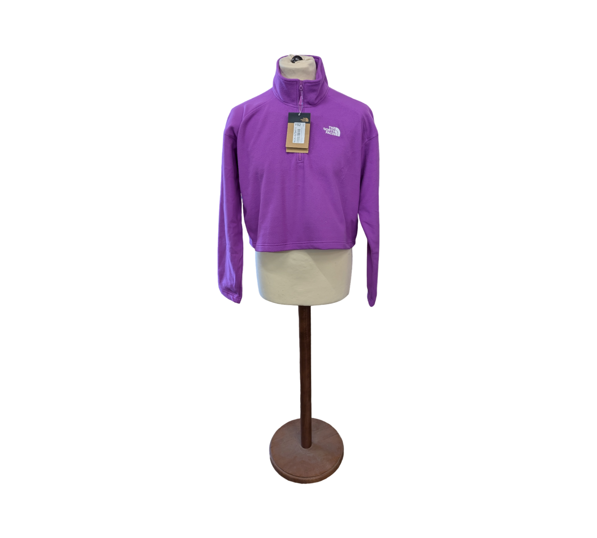 The North Face Glacier Pullover Sweatshirt Gr. L Lila Kaktusblüte