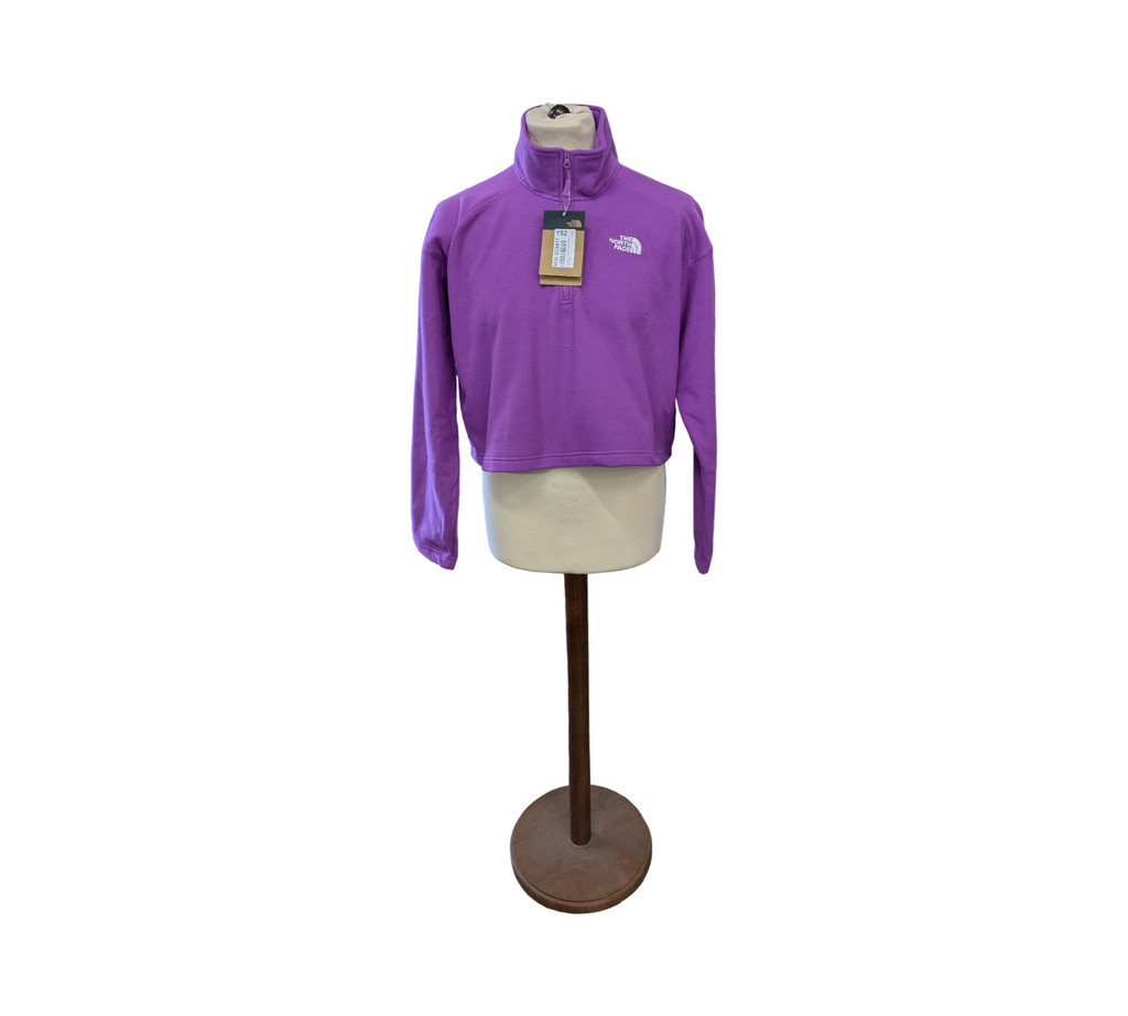 The North Face Glacier Pullover Sweatshirt Gr. L Lila Kaktusblüte