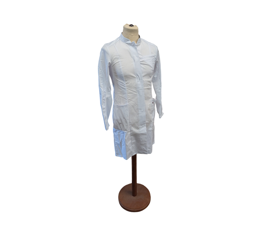 BP 1746 Damenarztkittel Langarm Mischgewebe Elastan Gr. 36n Weiß