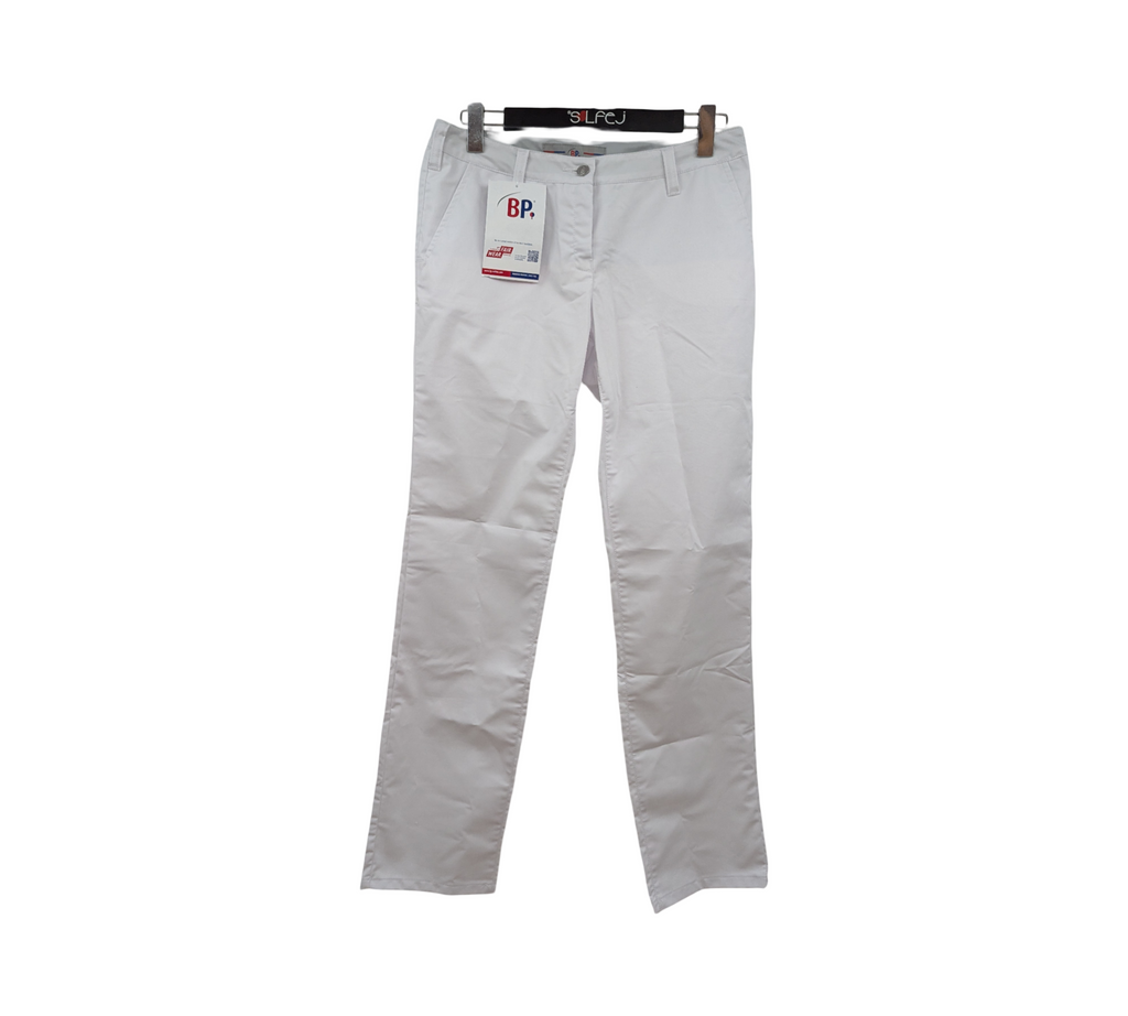 BP 1734 Damen-Chinohose elastisch Mischgewebe Gr. 38n Weiß