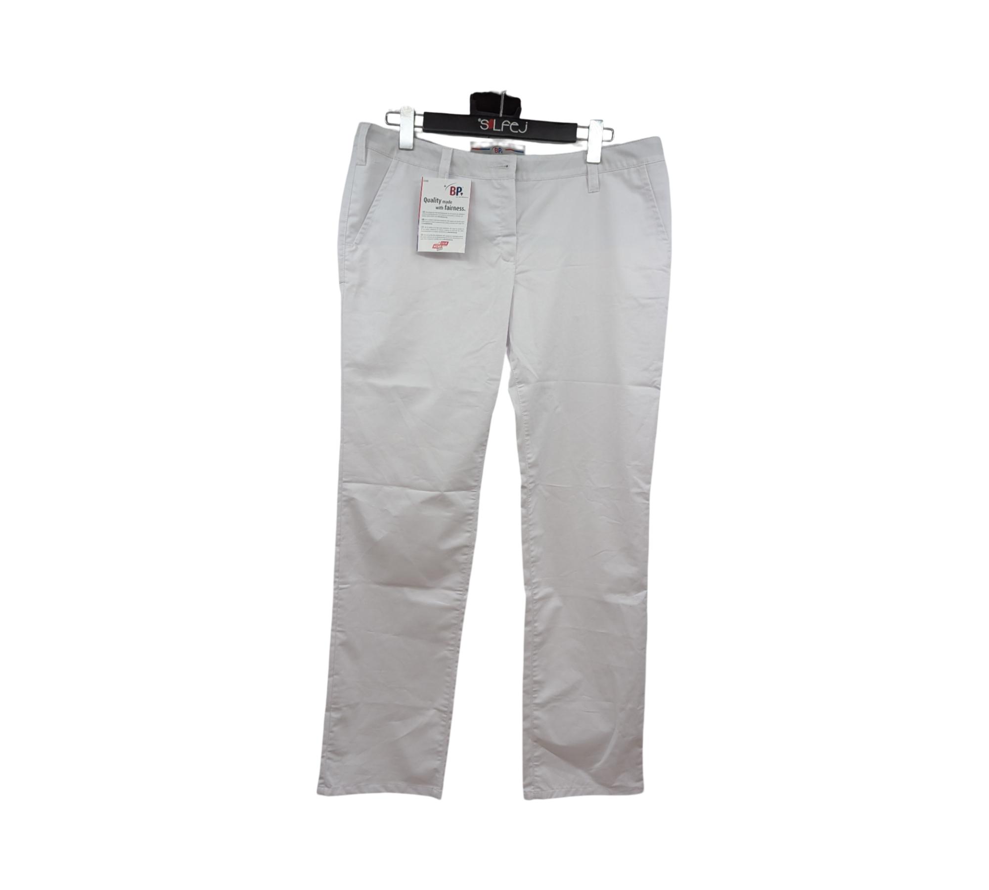 BP 1734 Damen-Chinohose elastisch Stretch Gr. 44n Weiß