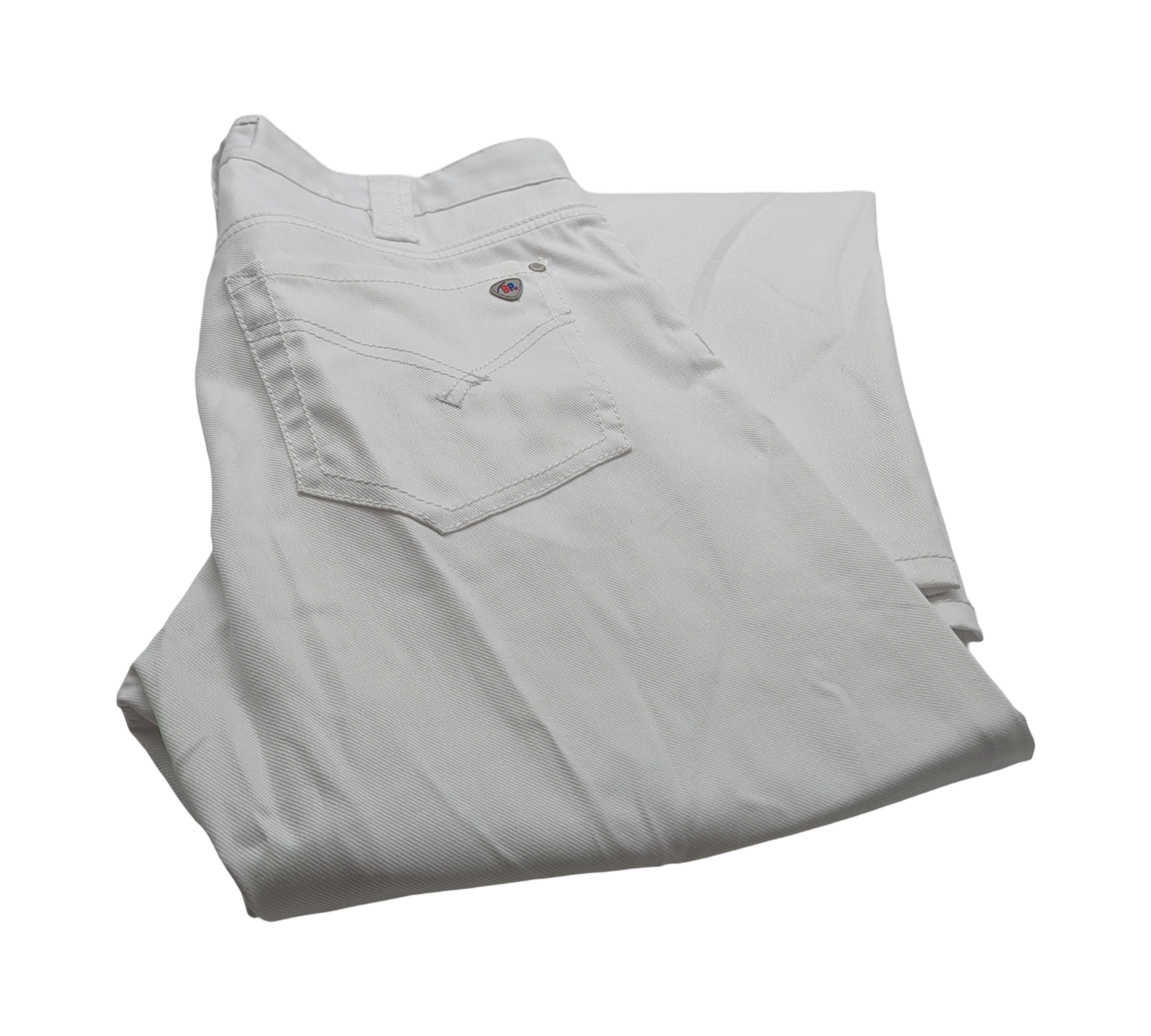 BP Med 1733-687-21 Herrenjeans Herren Hose schlank Gr. 33/34 Weiß